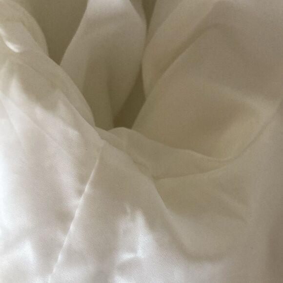 Embellished & Embroidered Coldwater Creek White Denim Open Front Jacket Size PL - Picture 8 of 12